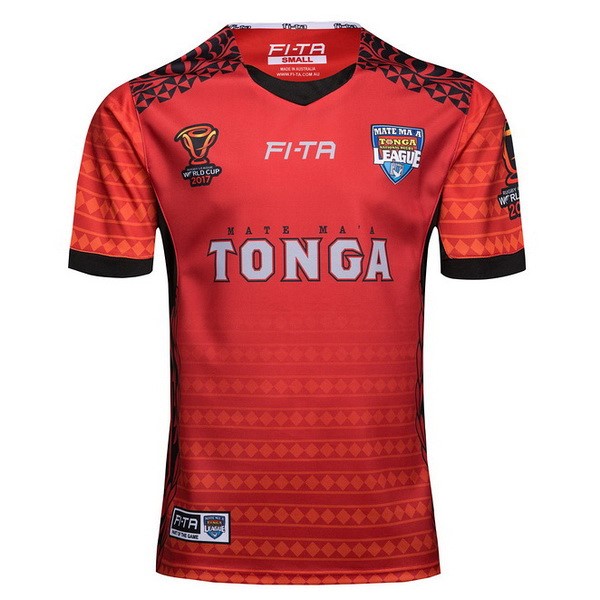 Tailandia Camiseta Tonga RLWC 1ª Kit 2017 2018 Rojo
